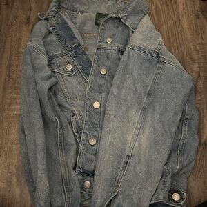 Classic Distressed Denim Jacket